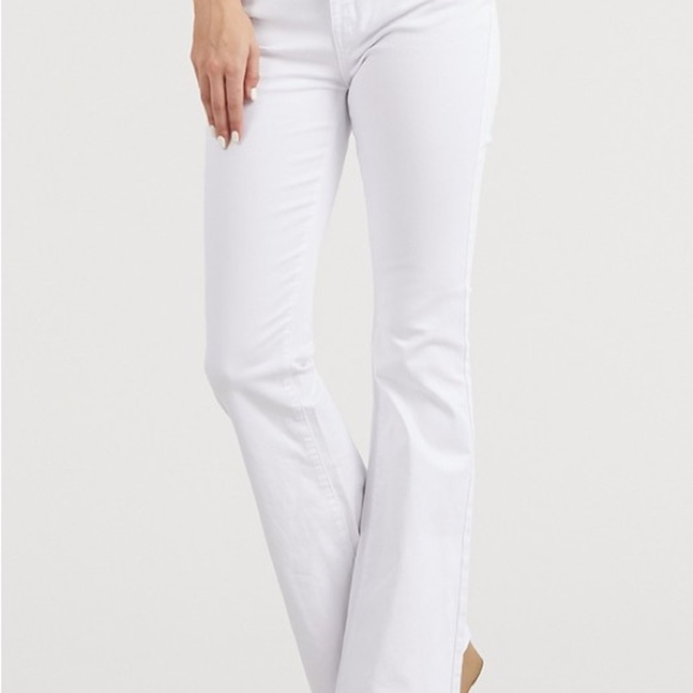 Judy Blue Women's White Flare & Wide Leg Jeans
